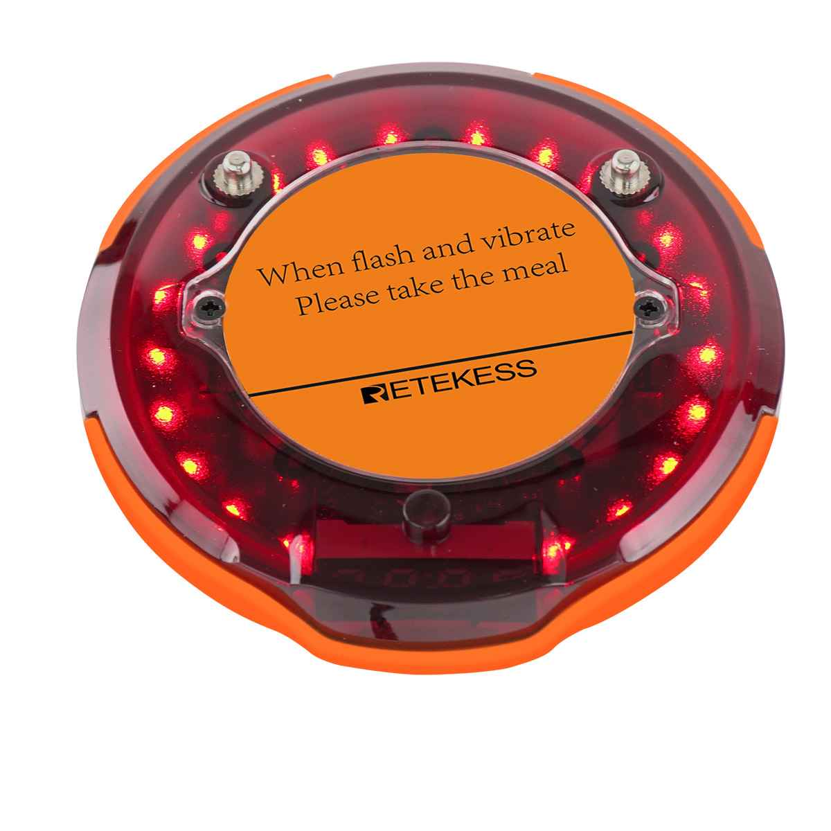 Retekess TD156 Sistema Cercapersone Coaster IPX6 Impermeabile e a Lungo Raggio da 800 m per Ristoranti, Club, Bar, Resort, Catering, intrattenimento clienti