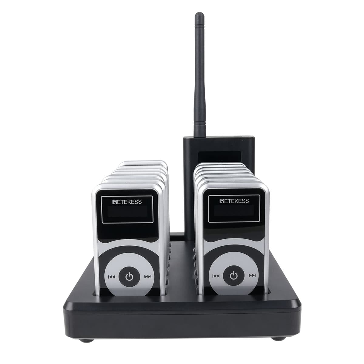 Retekess T130P T131P Sistemi Radio Guide per Guide Turistiche e Tour con Custodia di Ricarica da 32 Slot