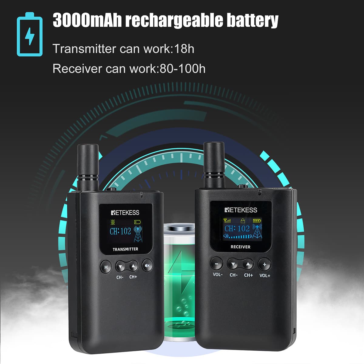 retekess-tt125-microfono-e-cuffie-guida-turistica-durata-della-batteria