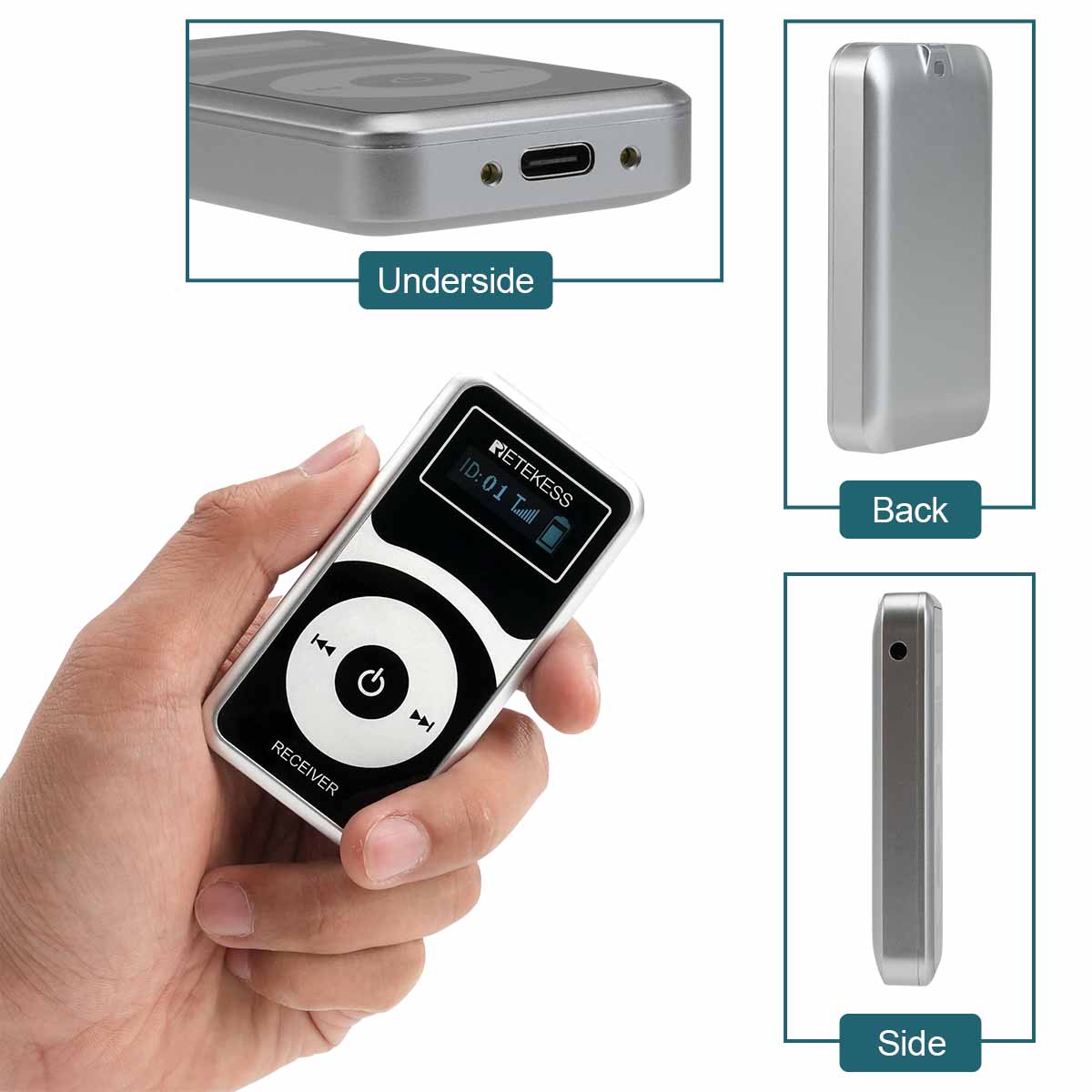 Retekess T130P T131P sistemi radio guide per guide turistiche e tour con custodia di ricarica da 32 slot