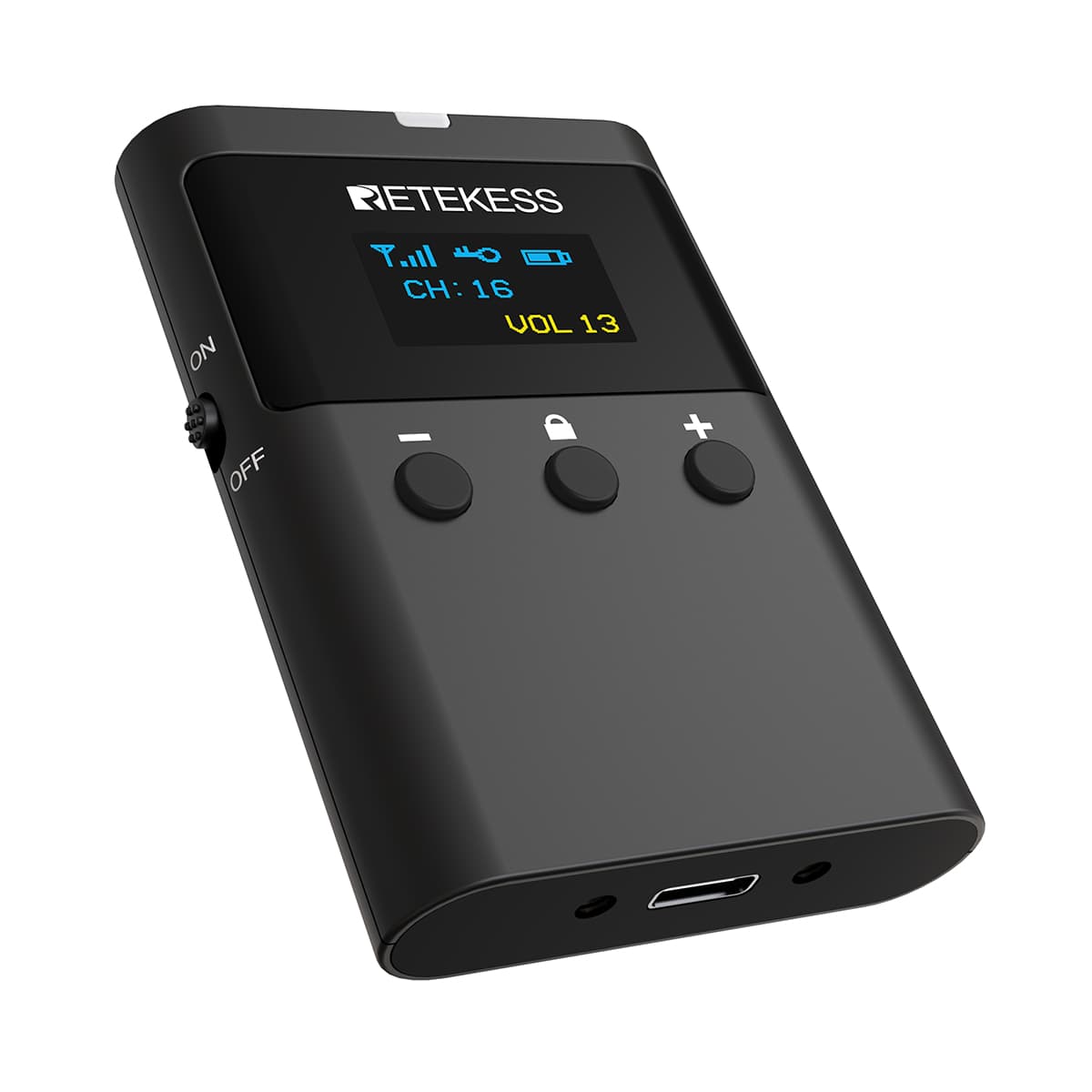 Retekess TT127 Audio Guide con Funzione di Guida Turistica per Visite Guidate con Base Di Ricarica a 16 Slot