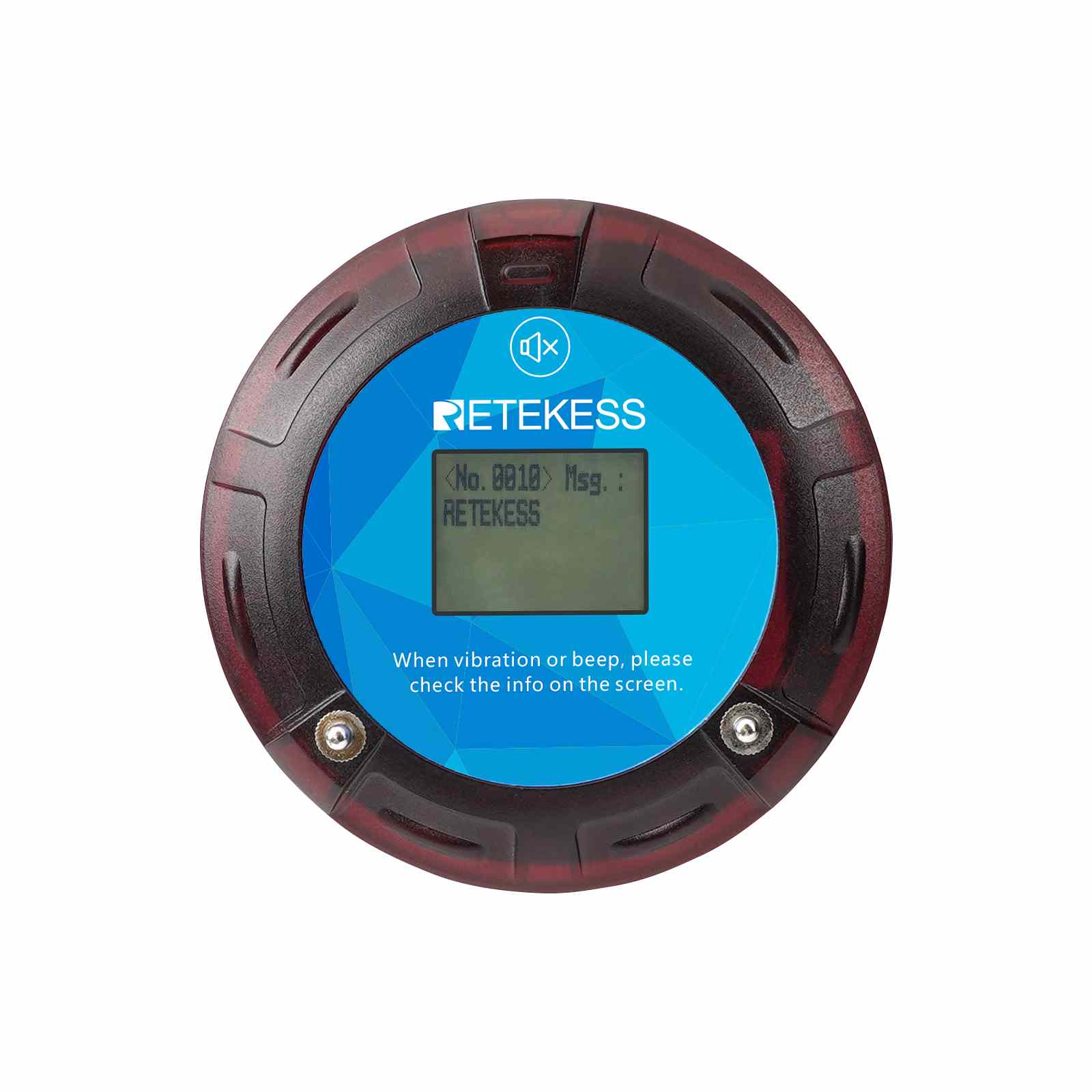 Retekess TD166 Sistema di paging a lungo raggio con cercapersone alfanumerico per produzione e magazzini