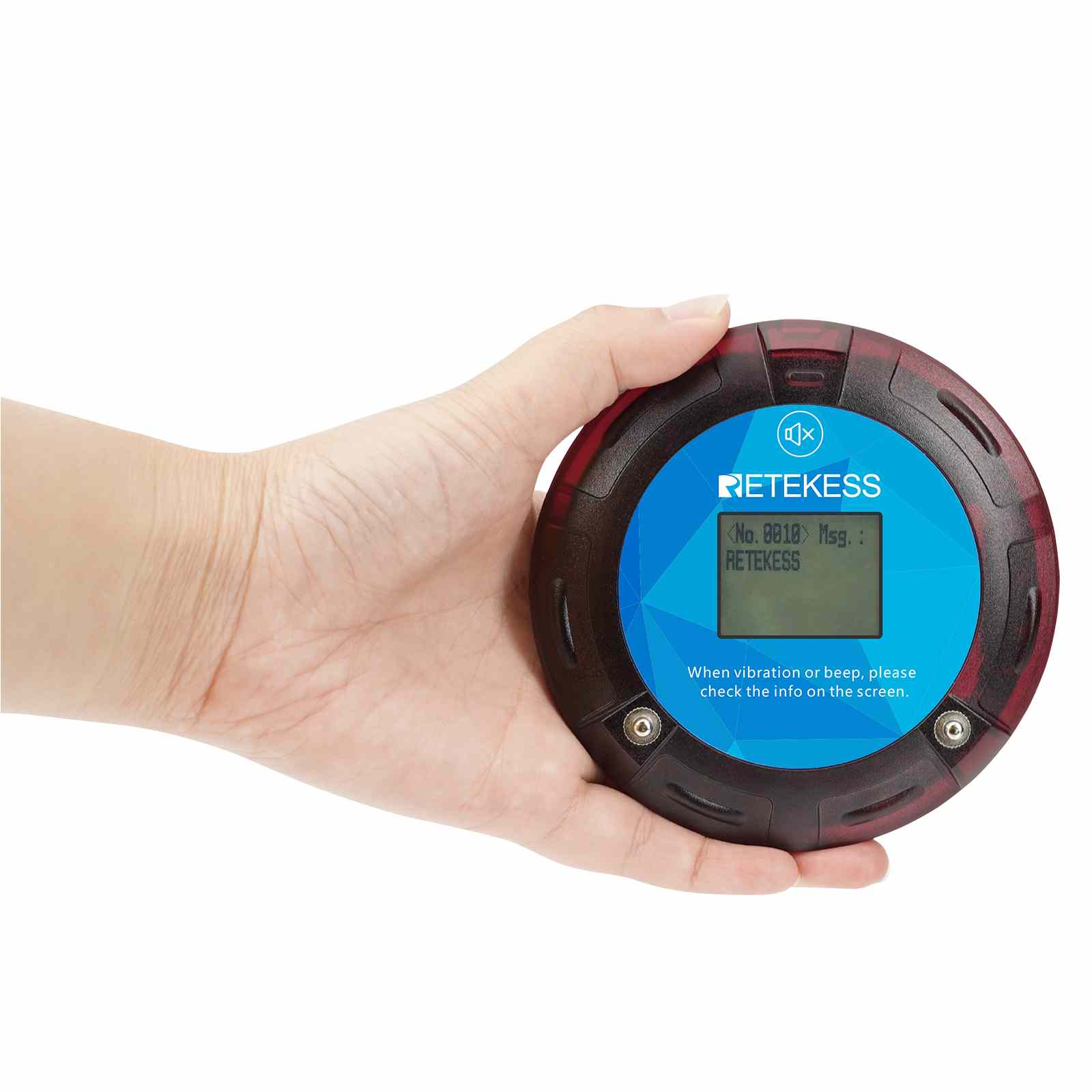 Retekess TD166 Sistema di paging a lungo raggio con cercapersone alfanumerico per produzione e magazzini