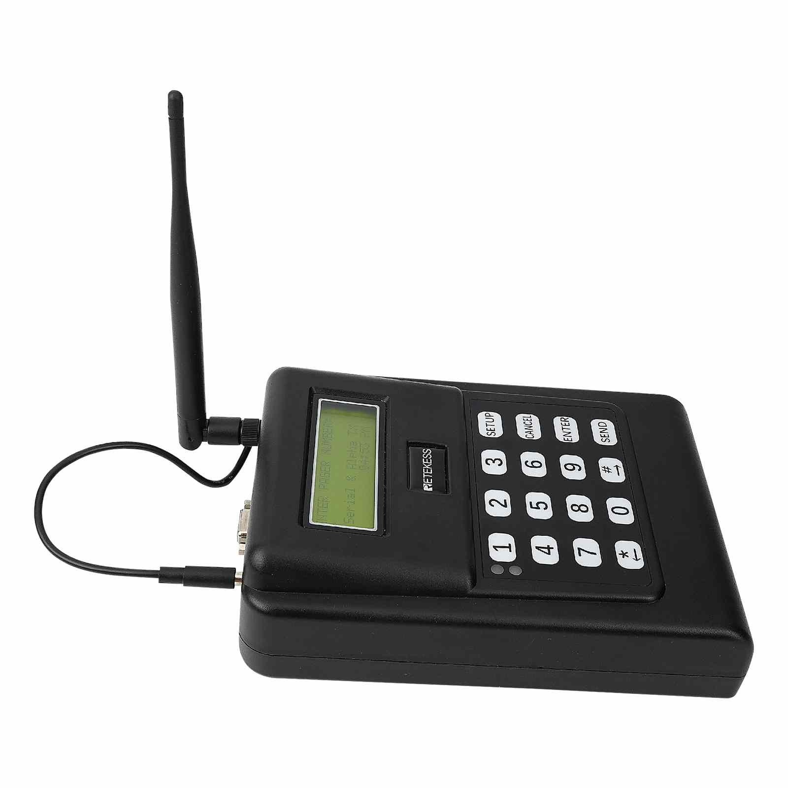 Retekess TD166 Sistema di paging a lungo raggio con cercapersone alfanumerico per produzione e magazzini