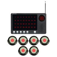 Retekess TH107-TH009 Sistema cercapersone per operatori sanitari per ospedali, cliniche, postazioni infermieristiche, postazioni infermieristiche, case di cura