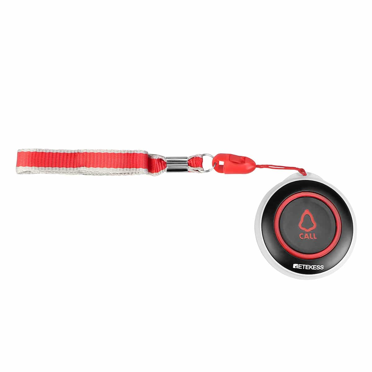 Sistema di Chiamata Wireless Retekess TD136 con Pulsante di Chiamata Wireless nero TD019 per Ristoranti, Bar, Cliniche, Case di Cura