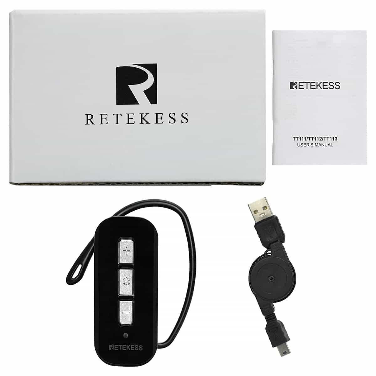 Retekess TT112 TT111 Radio Guida Turistica con Custodia di Ricarica a 32 Porte