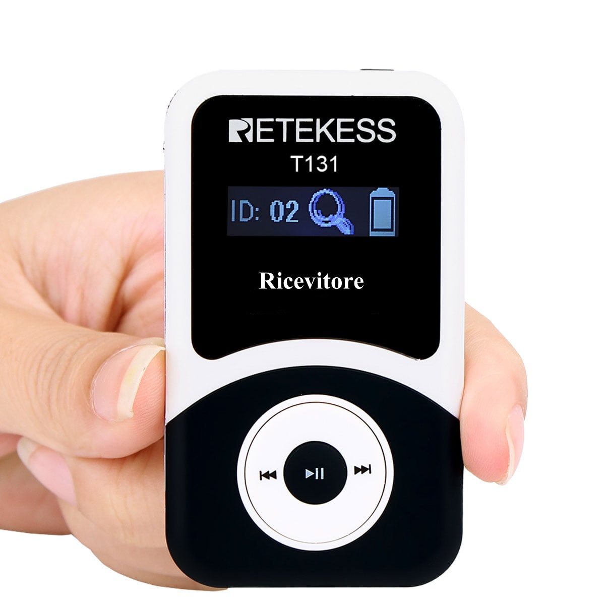 Ricevitore per guida turistica Retekess T131 per Attrezzatura di Interpretazione Simultanea Crystal Sound T130