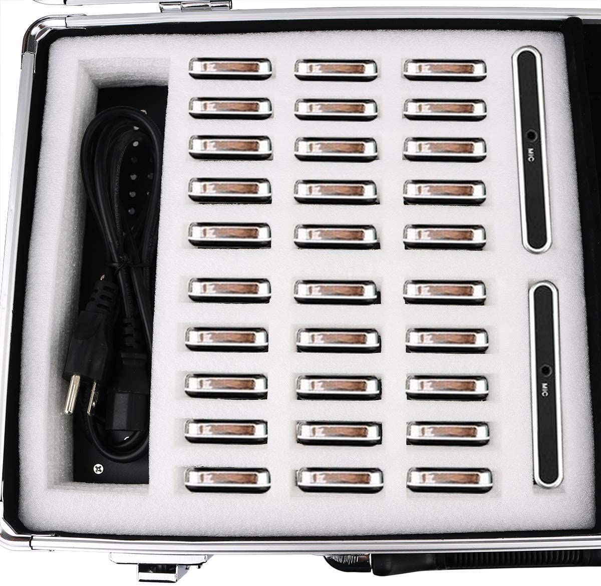 Retekess T130 Kit radiomicrofonico tourguide con custodia di ricarica da 32 slot