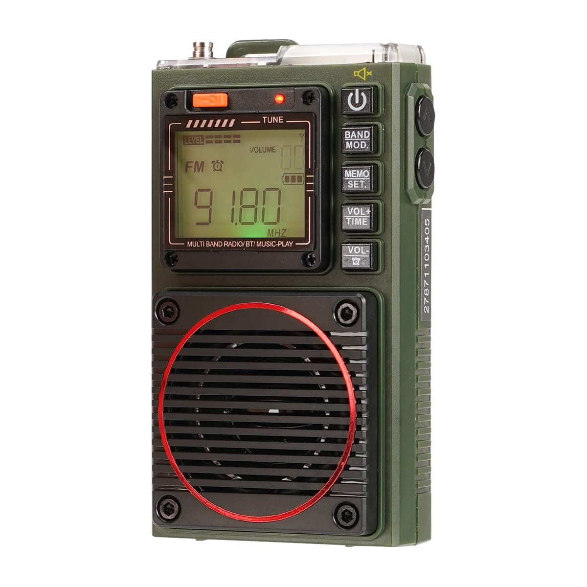 Retekess TR111 DSP Digital Display Bluetooth APP Controlled Multi-Band Radio Portatile Ham