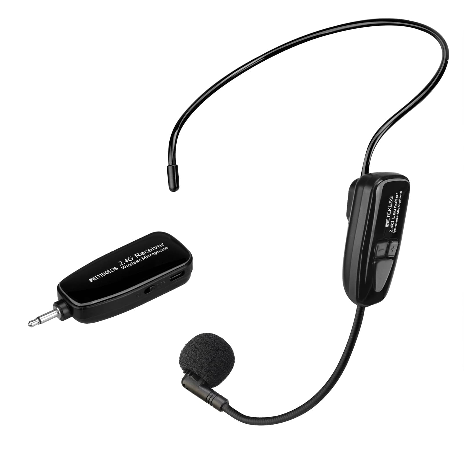 Retekess T130S T131S Sistema di Radioguida Whisper Group per Tour,  Visite Alle Fabbriche, Chiese, Scuole, Interpretariato con Scatola di Ricarica a 64 Slot