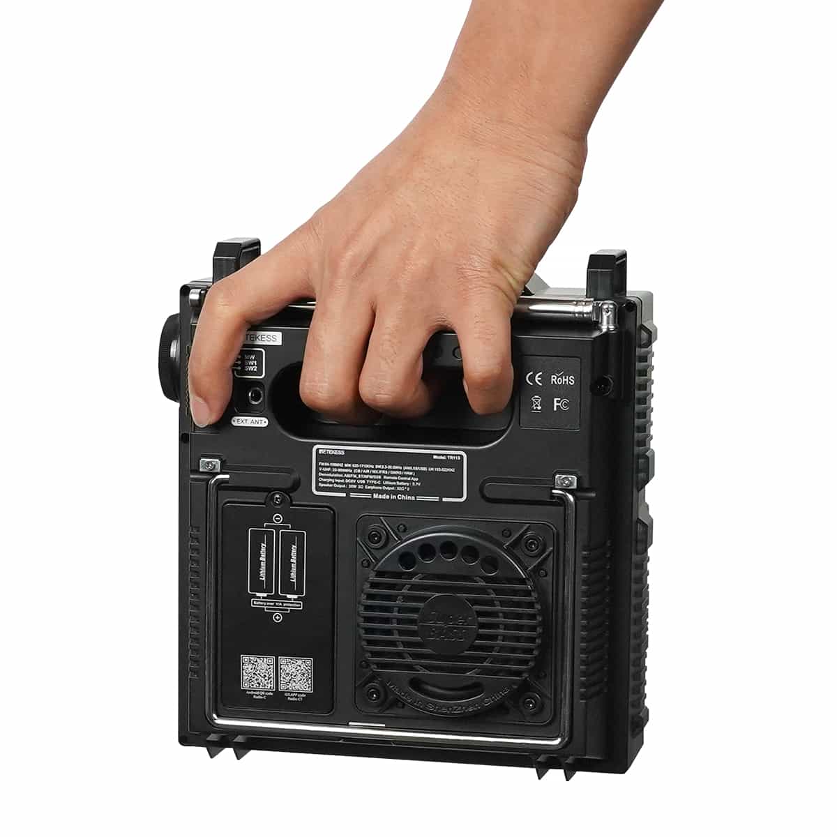 Retekess TR113 Supporta FM/AM/SW/VHF/UHF/LW/CB/WB/AIR, Muto Coordinato, Radio Amatoriale a Banda Intera