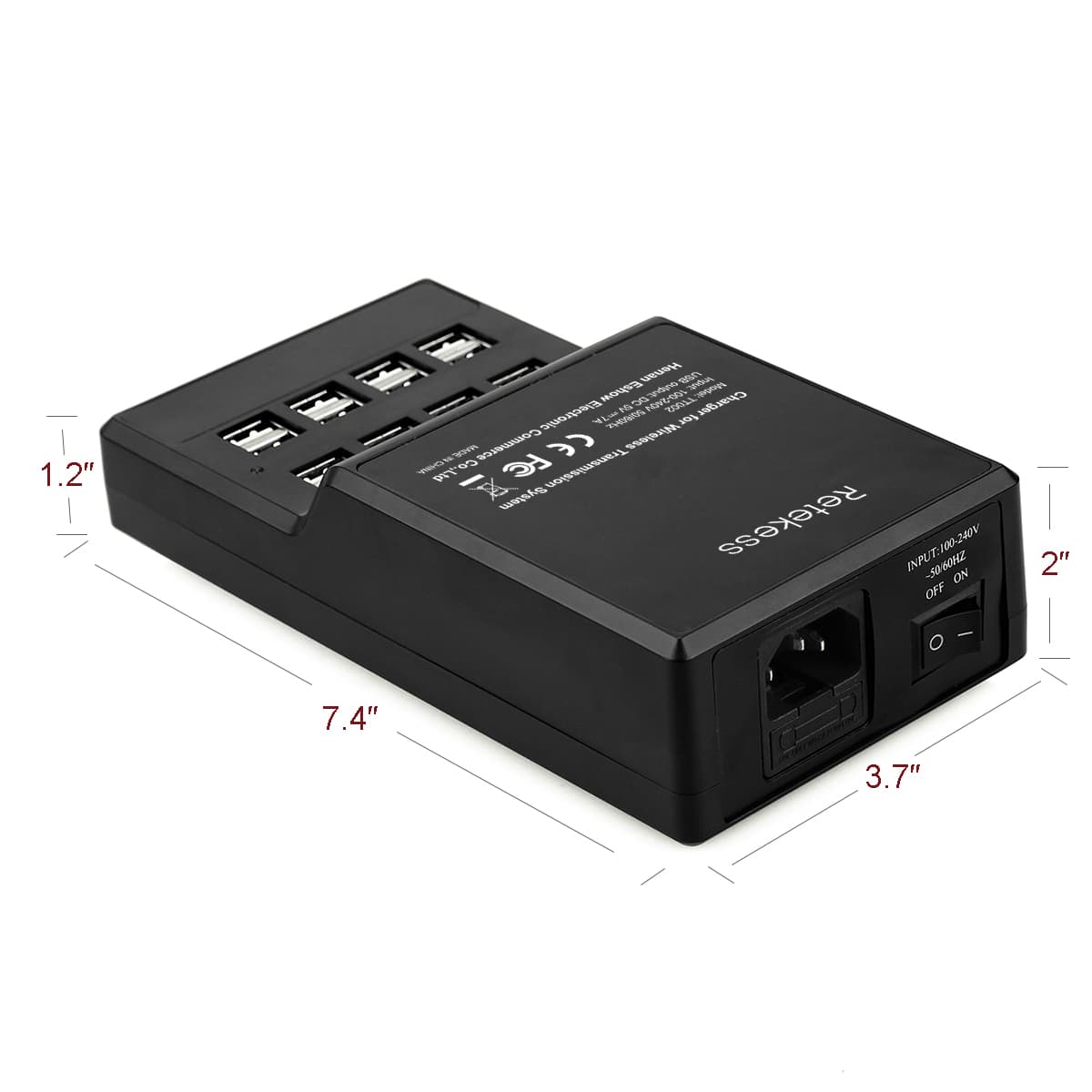 Sistema di Guida Turistica Retekess TT116 con Batteria Ricaricabile Sostituibile per Visite in Fabbrica e Tour Degli Impianti, con Base Di Ricarica a 16 Porte