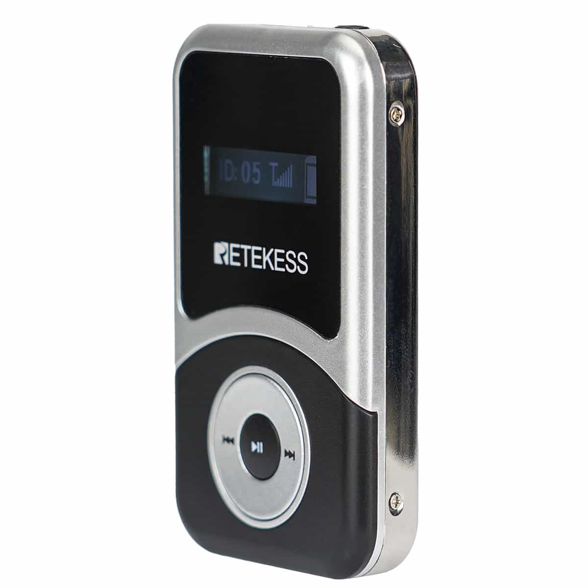 Retekes T131S Ricevitore Audio per Guida Turistica, Gancio per l'orecchio di Tipo D, Adatto sia per l'orecchio Sinistro che per Quello Destro e Leggero