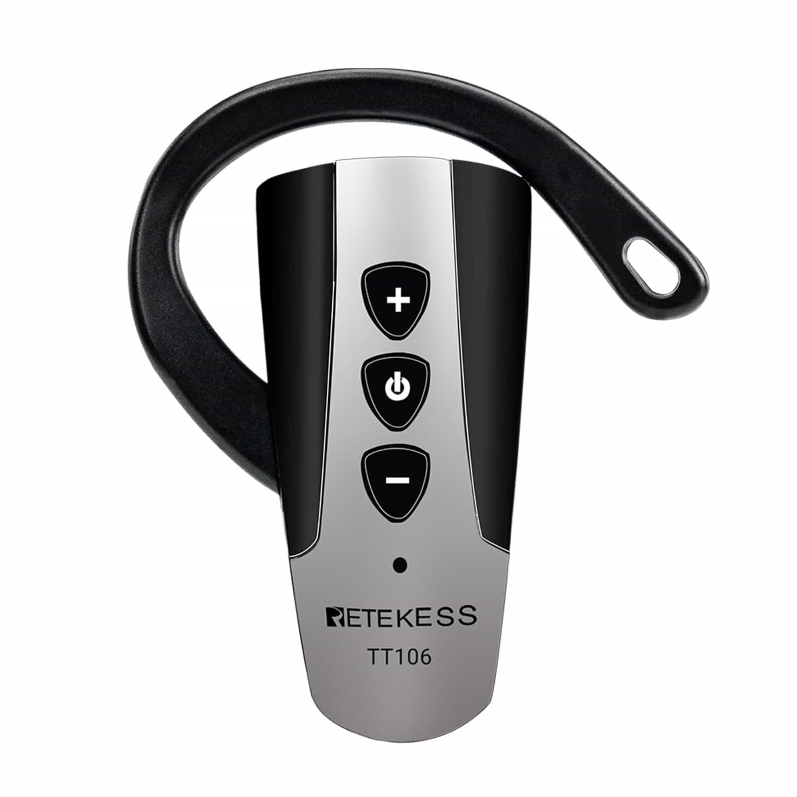 Retekess TT106 Sistemi di Interpretazione, Sistema di Guida Turistica Wireless, Ricevitore con Gancio Auricolare per Scuole, Conferenze, Formazione, Apparecchi Acustici