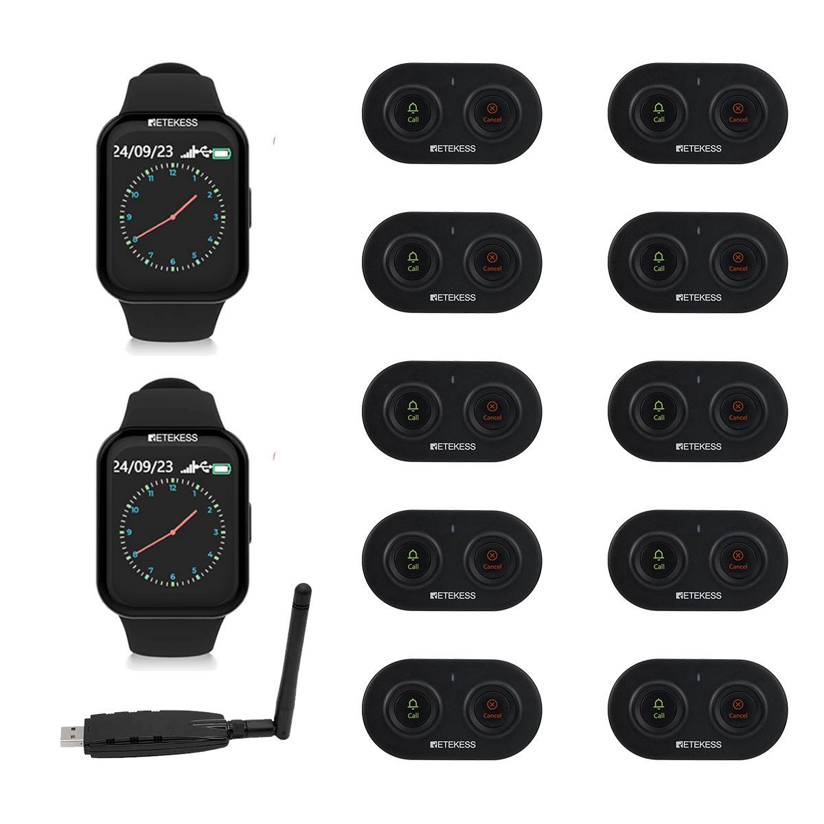 CruxCare C1 Sistema di Chiamata Espandibile per Assistenza Familiare