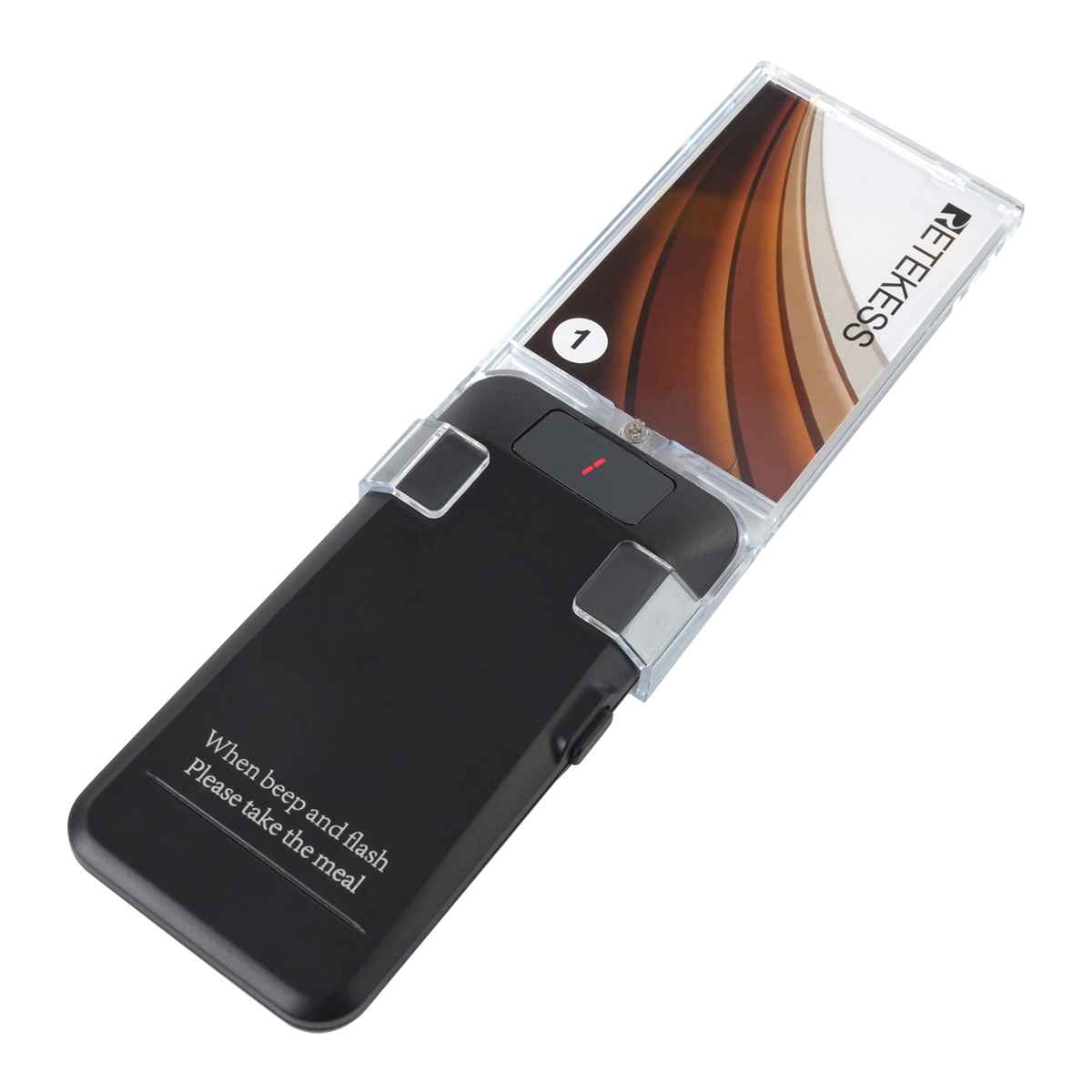 Retekess TD157A Cicalino Ristorante Sistema di Pagina con 24 Supporti per Adesivi Pubblicitari Cercapersone Sostituibili