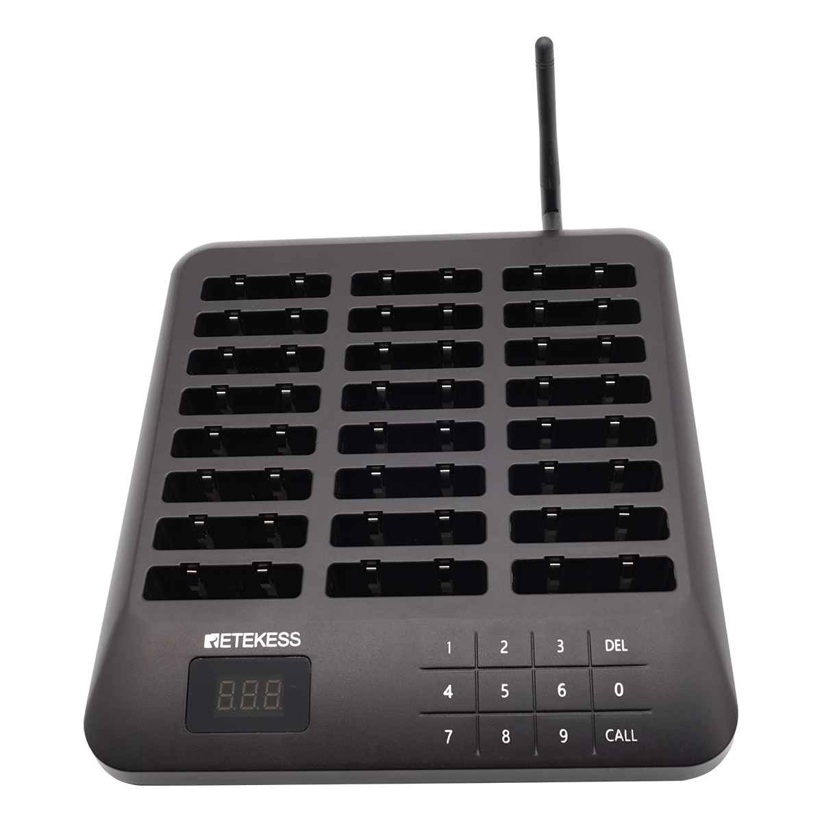 Retekess TD157A Cicalino Ristorante Sistema di Pagina con 24 Supporti per Adesivi Pubblicitari Cercapersone Sostituibili