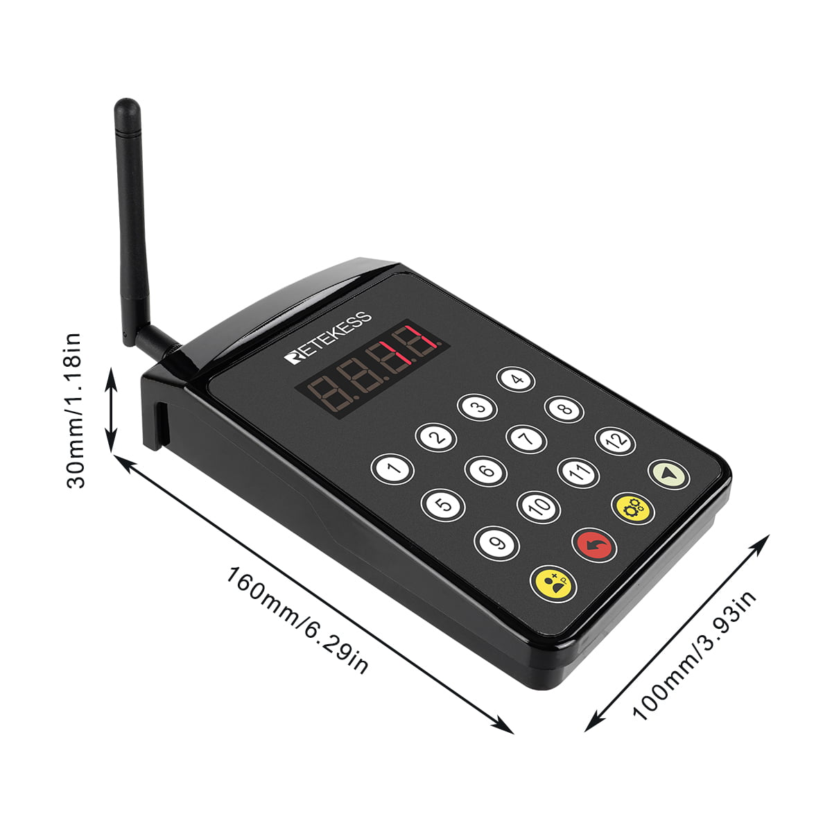 retekess-td154-sistema-di-chiamata-wireless-per-camerieri-sistema-di-paging-dimensioni tastiera