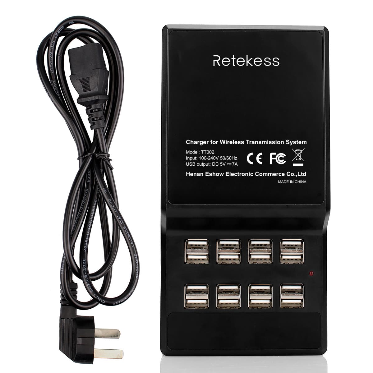 Retekess TT128 Guida Audio Bluetooth Autonoma con Base di Ricarica a 16 Porte per Musei, Esposizioni e Fabbriche