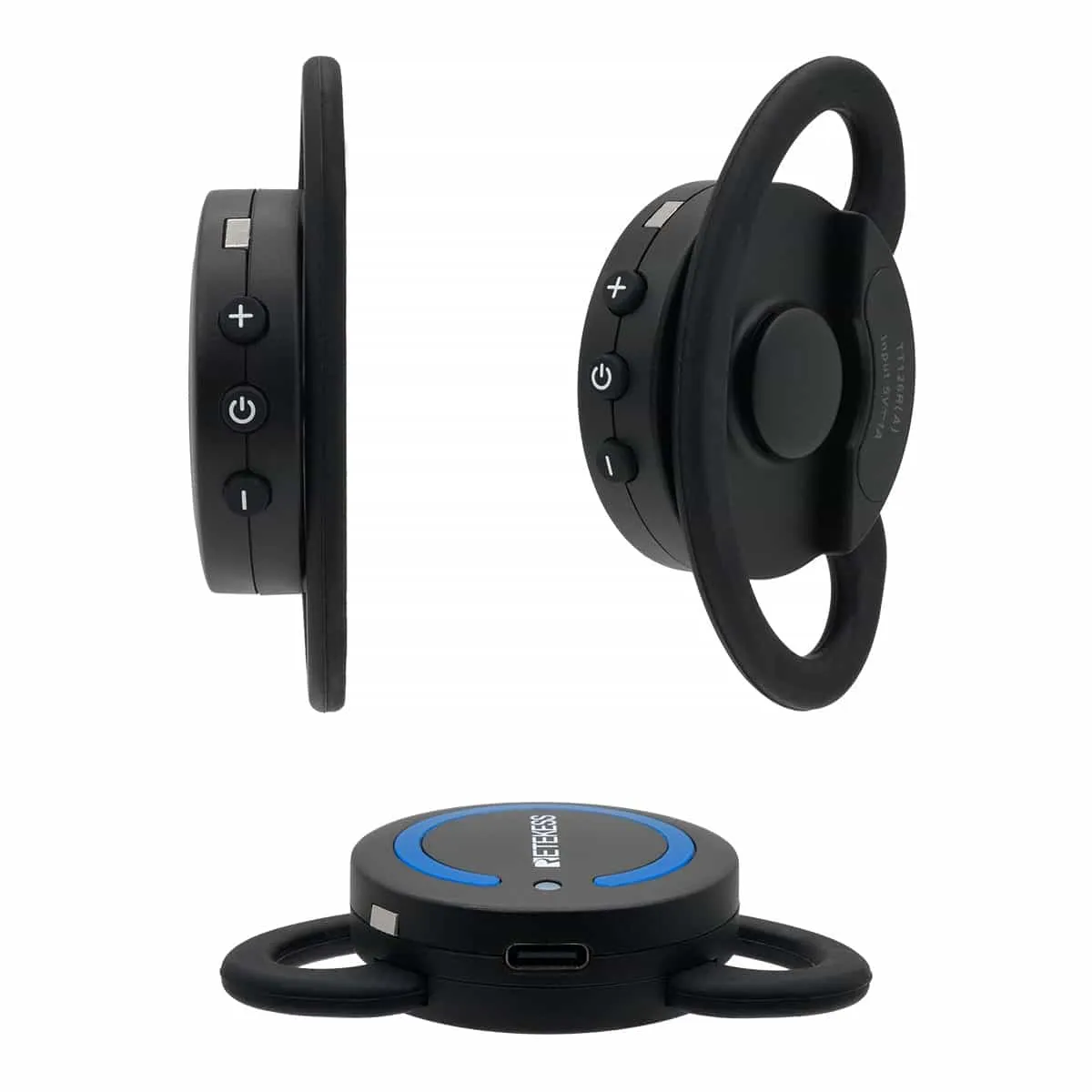 Retekess TT126R Ricevitore con Gancio per l'orecchio per Sistema di Guida Turistica, Adatto per l'orecchio Sinistro e Destro, Comodo da Indossare