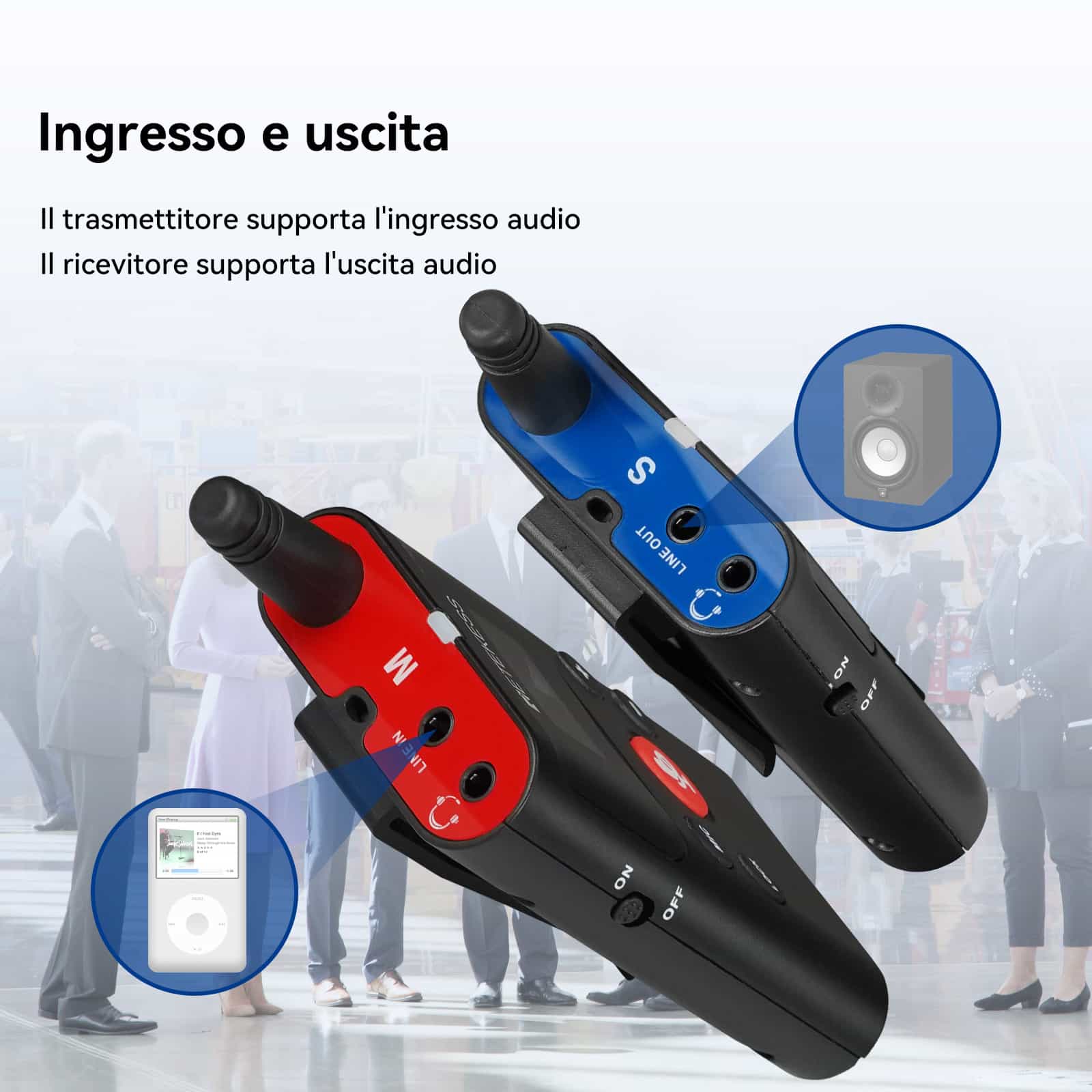 Retekess TT126 TT126R Sistema di Comunicazione Wireless Bidirezionale, Guida Turistica Bidirezionale, Con Box di Ricarica da 28 Slot