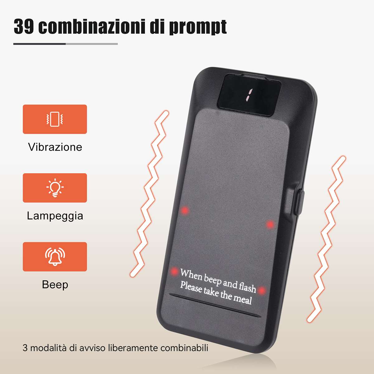 Retekess TD157P Sistema Cercapersone per Ospiti di Ristoranti con 24 Cercapersone per Cibo con Avviso Fuori Portata