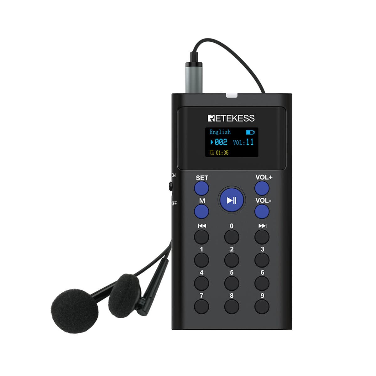 Retekess TT128 Sistema di tour autoguidato Guida audio per musei, sale espositive e luoghi di interesse turistico