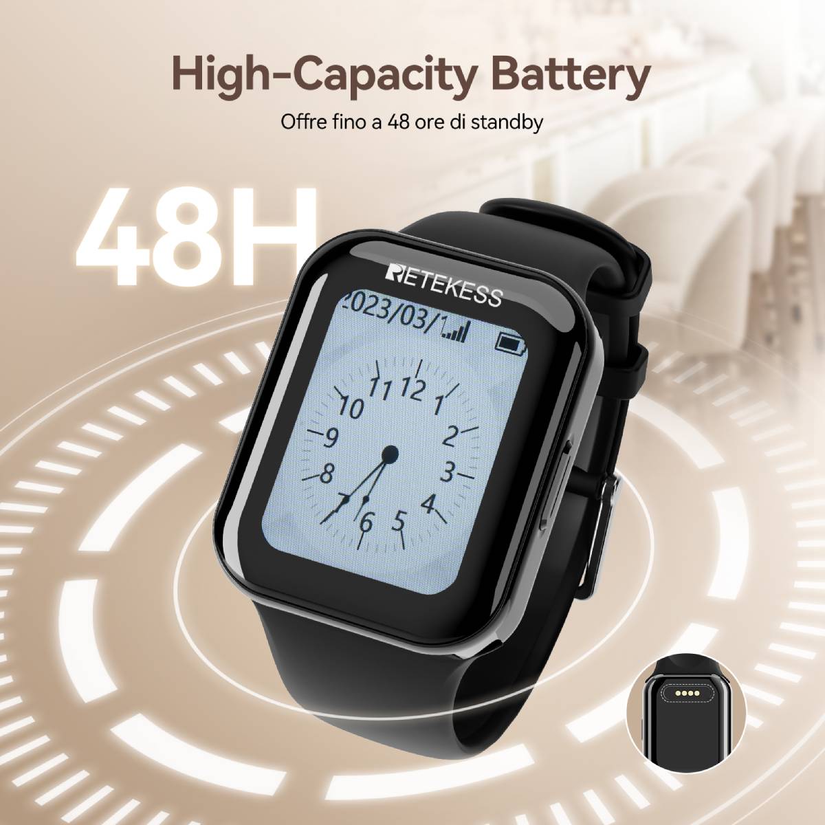 retekess-sistema-di-chiamata-wireless-per-ristoranti-td113-td029-durata-della-batteria-elevata