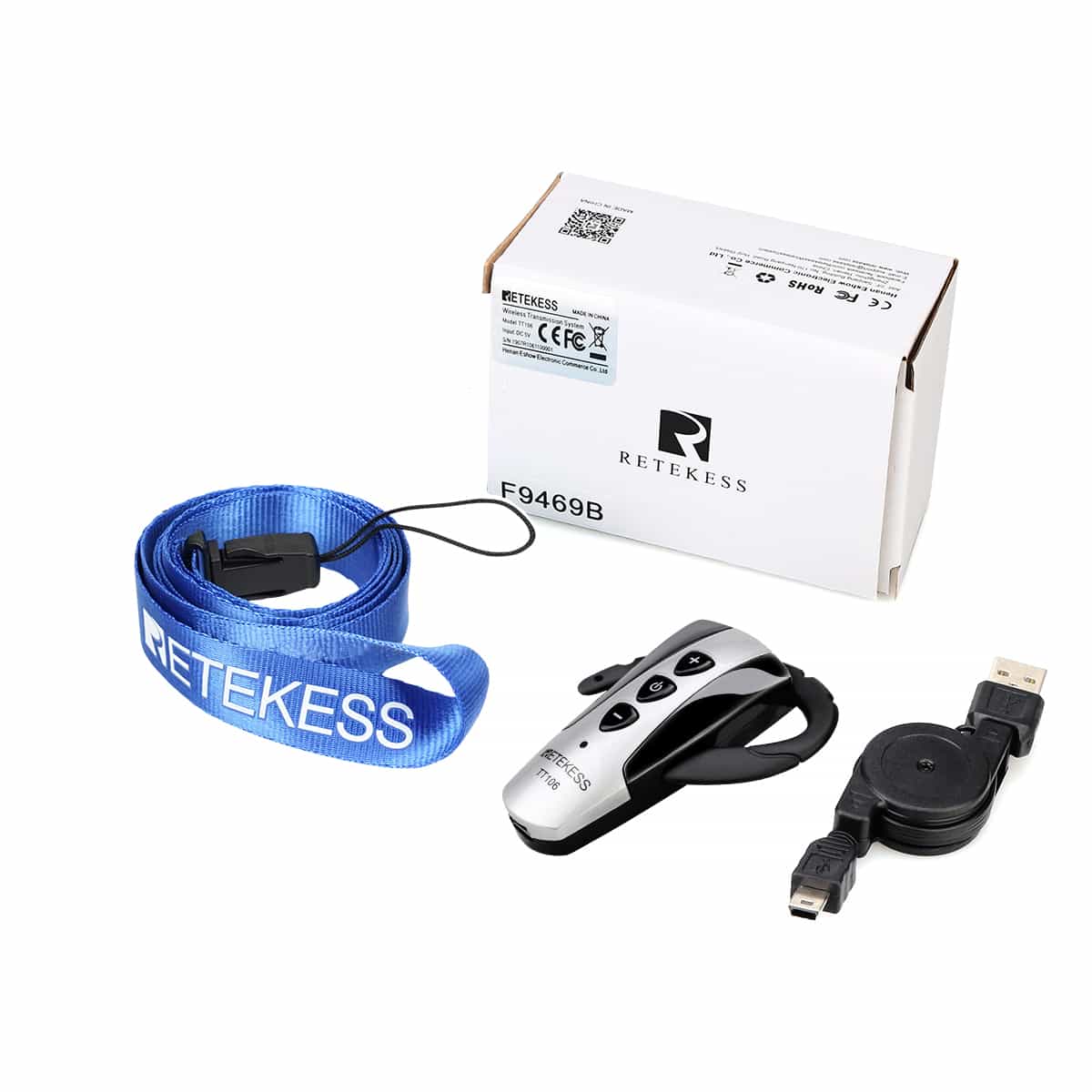 Retekess TT106 Sistema di Guida Turistica con Borsa da Trasporto Portatile
