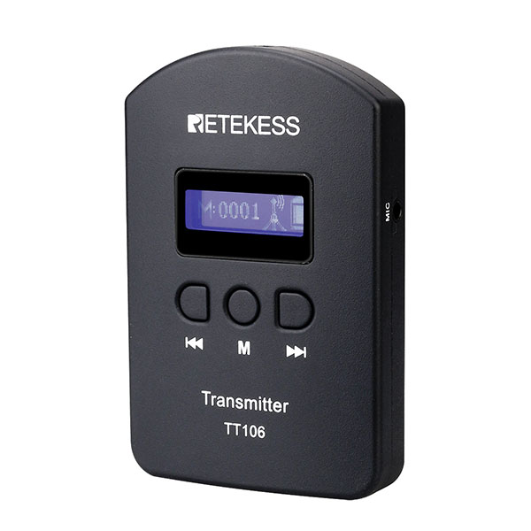 Retekess TT106 Sistema di Guida Turistica Trasmettitore