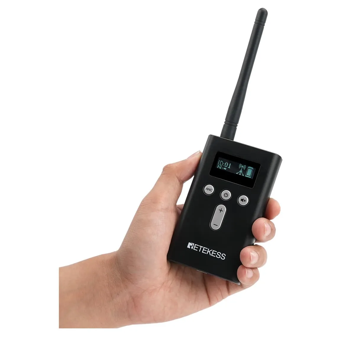 Retekes T130P Trasmettitore del Sistema Tourguide, Riduzione del Rumore DSP, Adatto per Guide Turistiche e Visite in Fabbrica