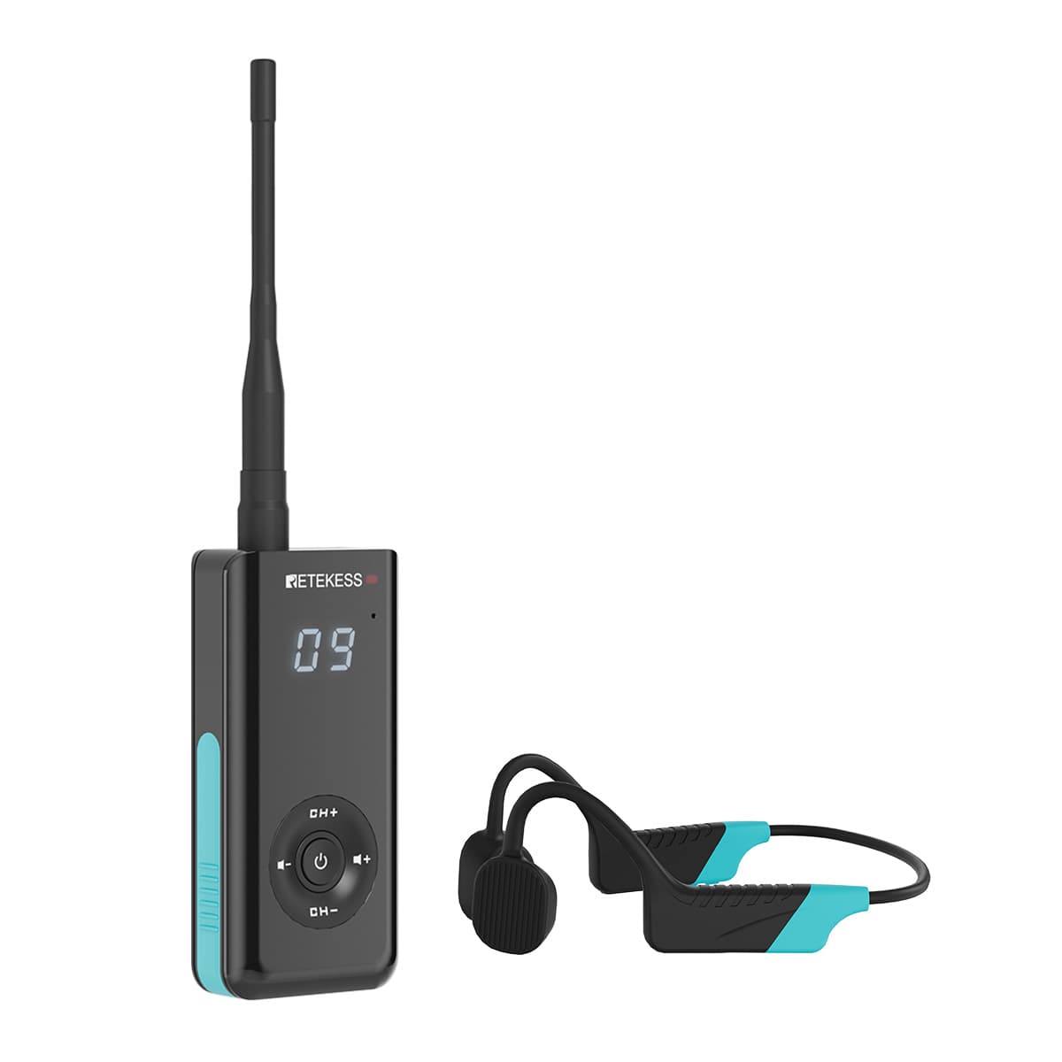 Retekess TT120 Cuffie Conduzione Ossea IP68 Impermeabili per Nuoto, Surf, Corsa
