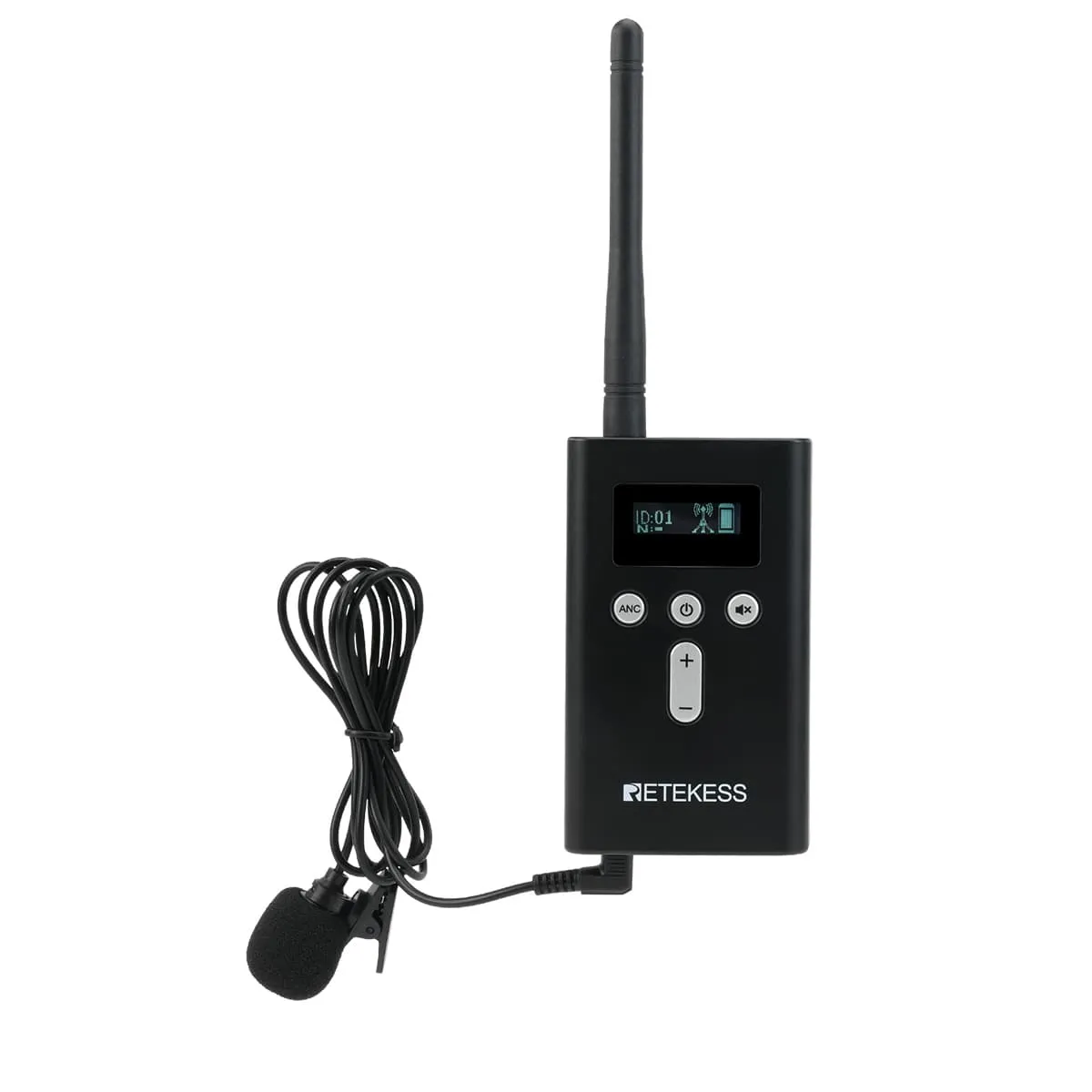 Retekes T130P Trasmettitore del Sistema Tourguide, Riduzione del Rumore DSP, Adatto per Guide Turistiche e Visite in Fabbrica