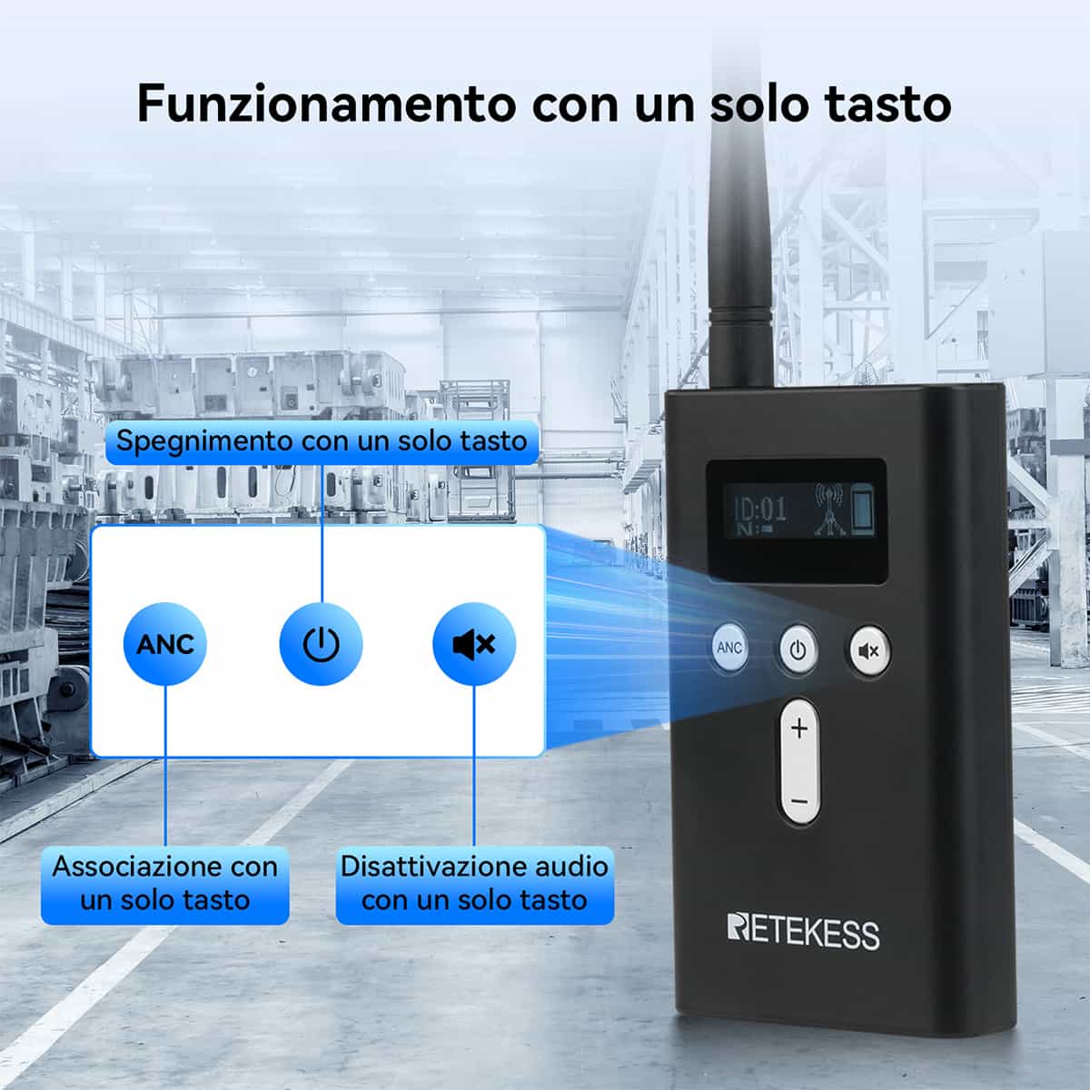 T130P TT034 Wireless Sistema di Guida Turistica Presentazione di Fabbrica Sulle Soluzioni per la Riduzione del Rumore