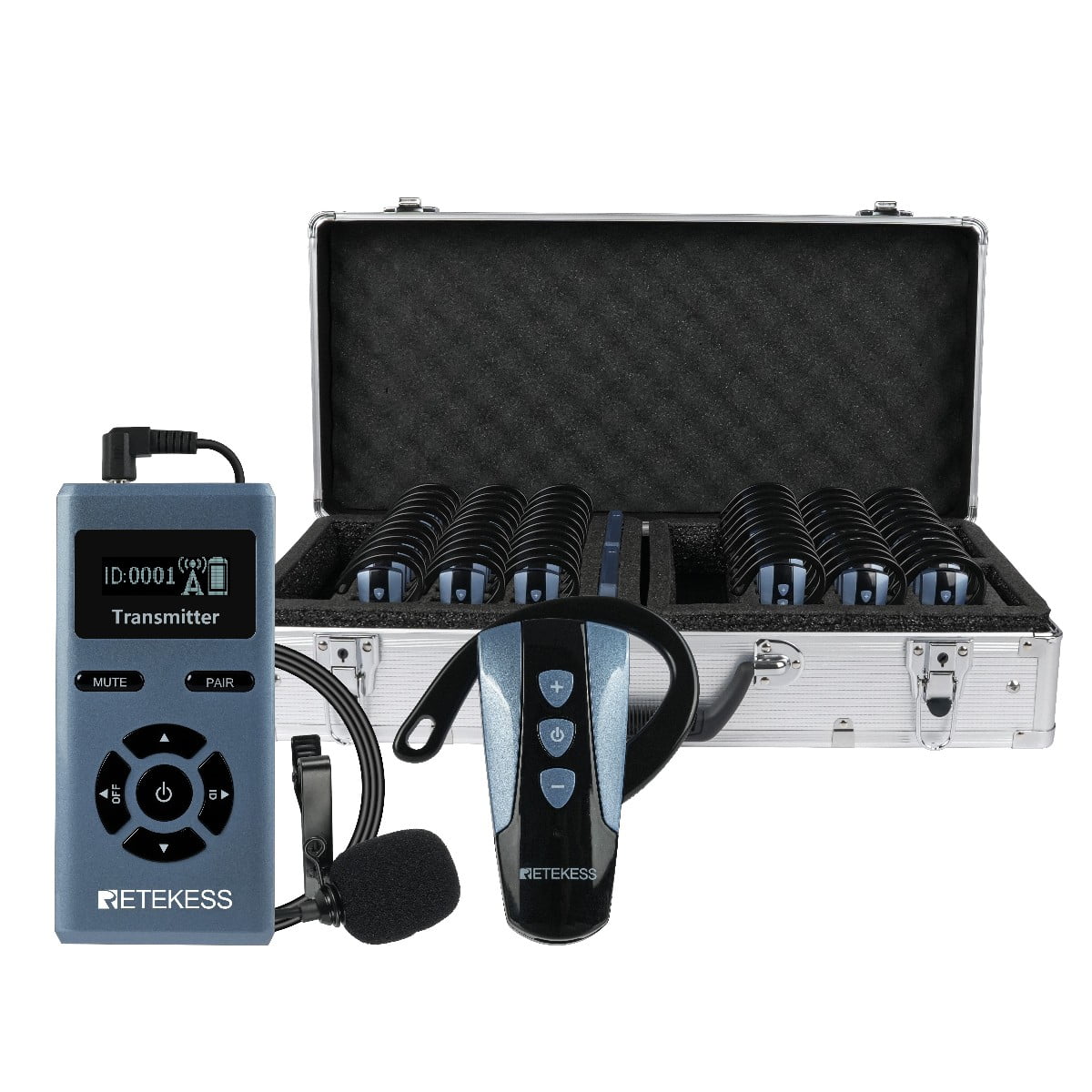 TT106S Sistema di Guida Turistica con Gancio Auricolare