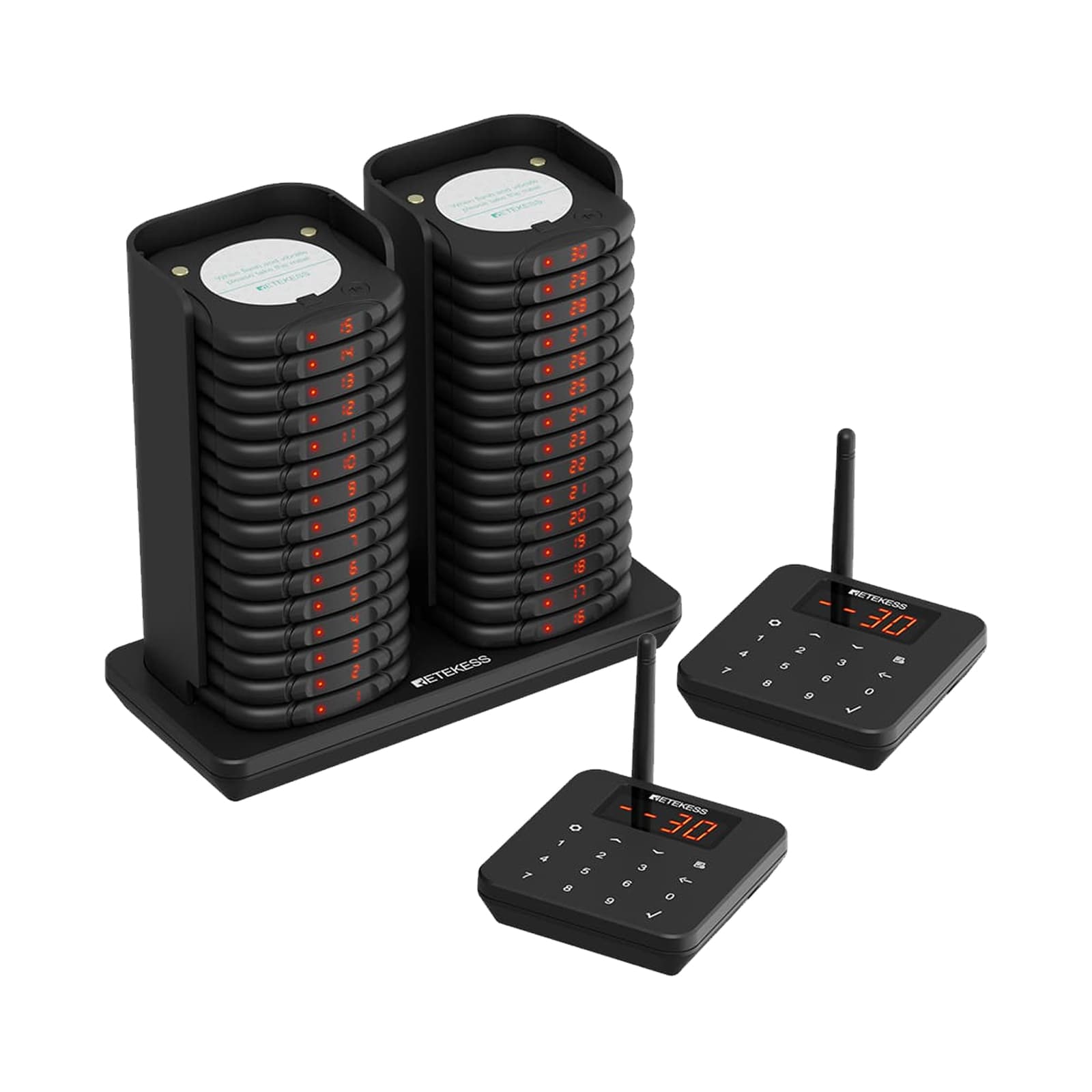 TD186 Cercapersone per ristoranti con design antidumping diviso