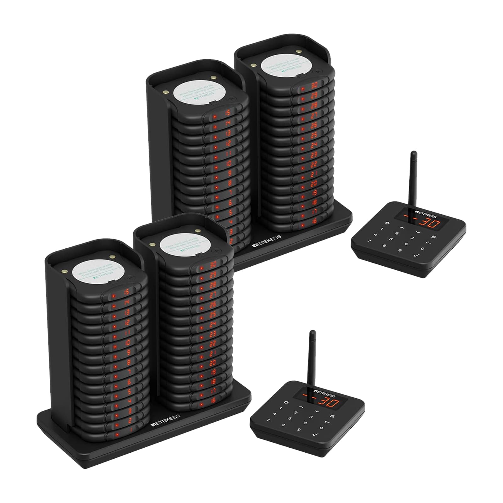 TD186 Cercapersone per ristoranti con design antidumping diviso