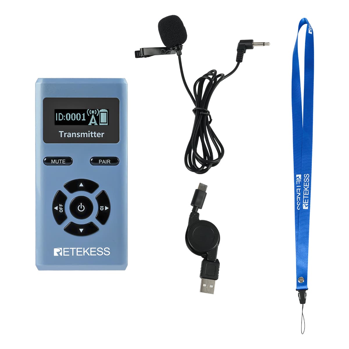 Retekess TT106S Trasmettitore Portatile Wireless per Guide Turistiche