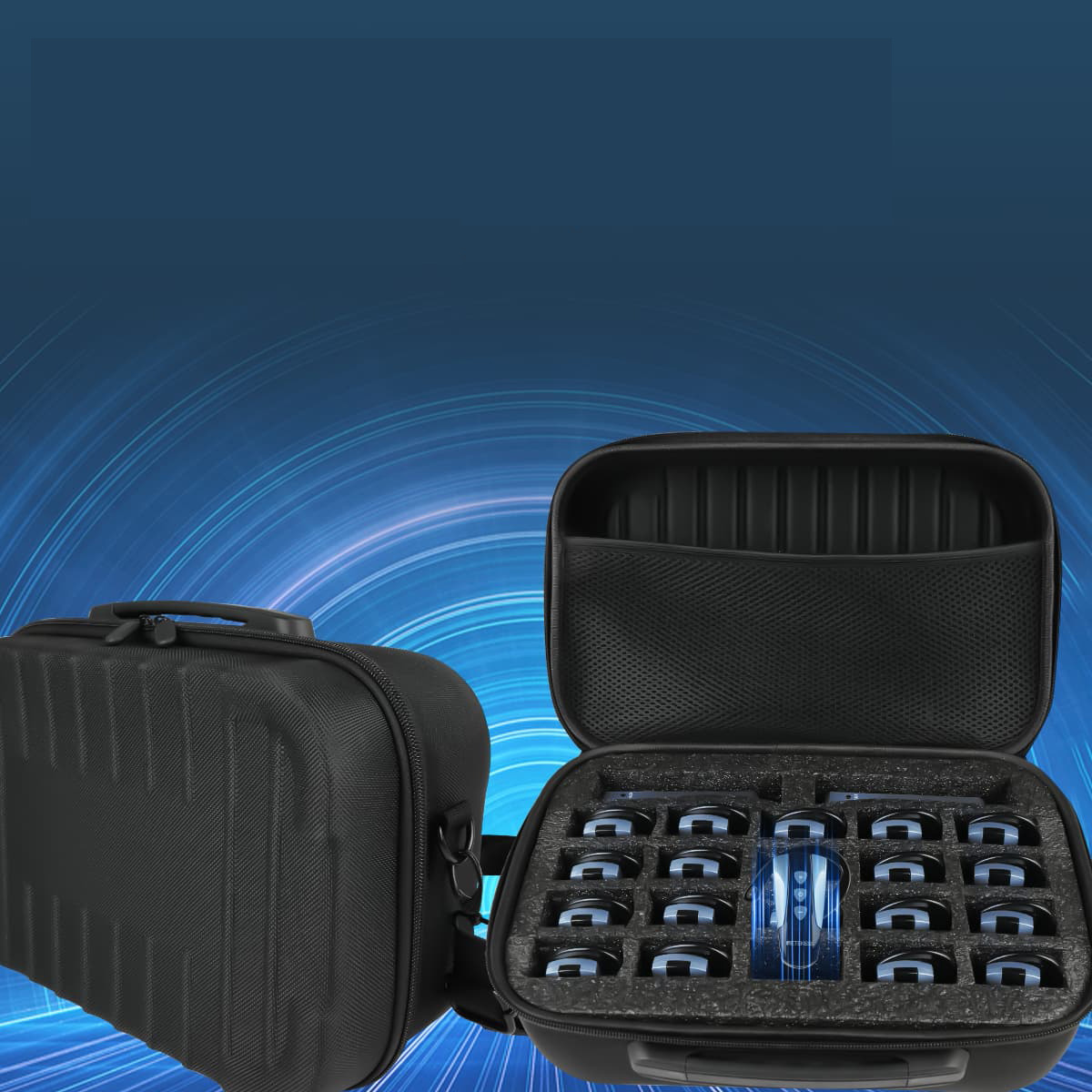 TT036 Borsa Portaoggetti a 22 Scomparti per Guide Turistiche, Compatibile con TT106S