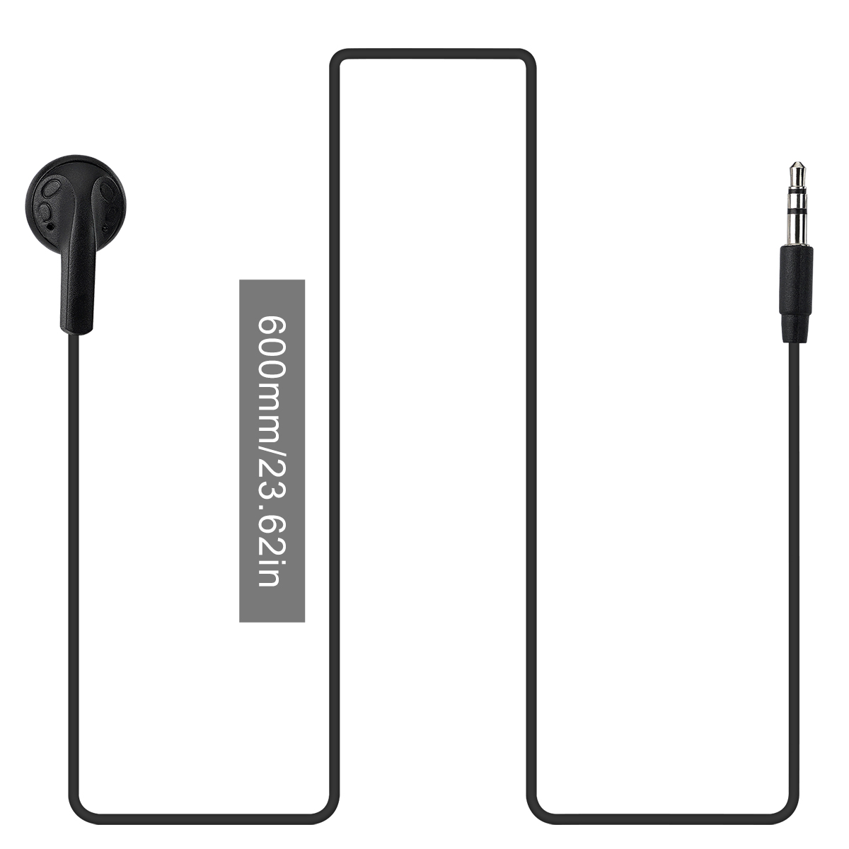 TT019 Auricolari Monouso Universali in-ear Monofacciali con Jack Audio da 3,5 mm per Ricevitore Guida Turistica