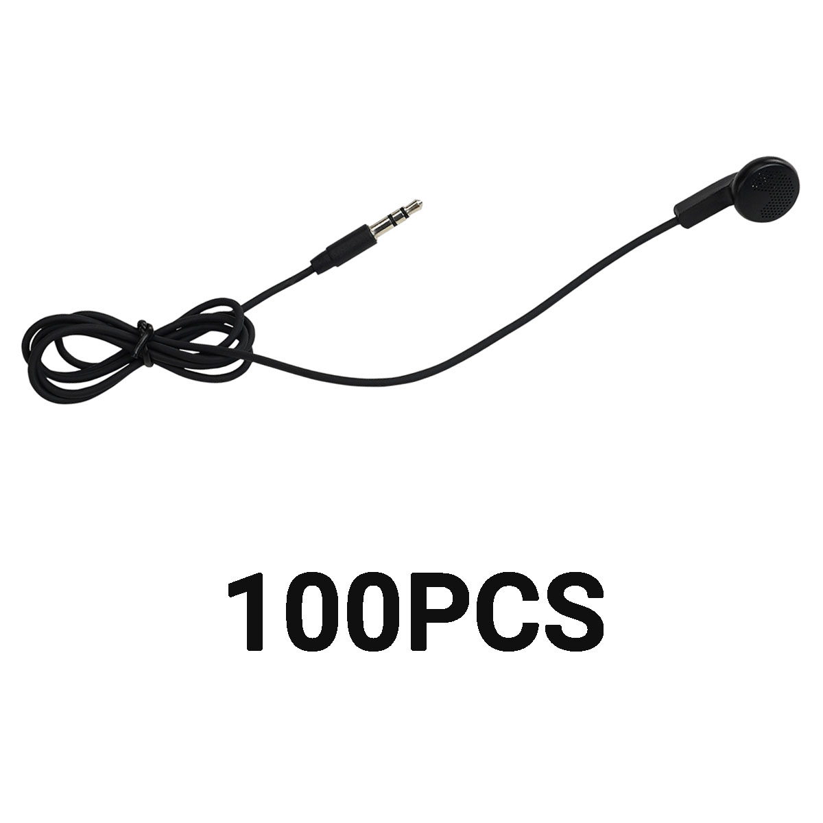 TT019 Auricolari Monouso Universali in-ear Monofacciali con Jack Audio da 3,5 mm per Ricevitore Guida Turistica