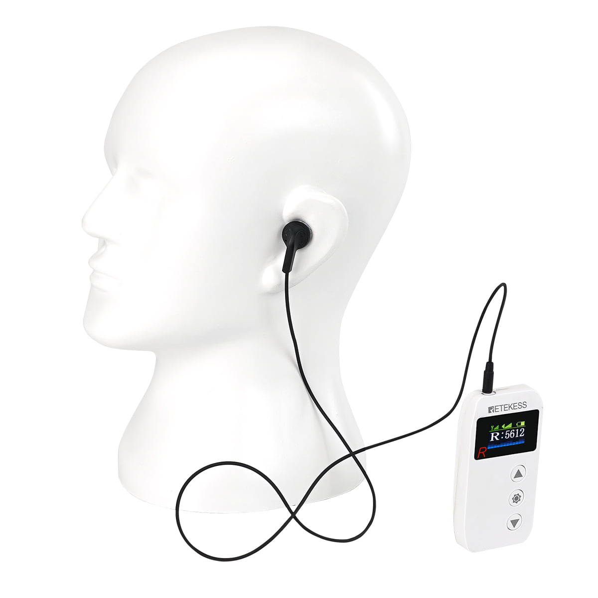 TT019 Auricolari Monouso Universali in-ear Monofacciali con Jack Audio da 3,5 mm per Ricevitore Guida Turistica