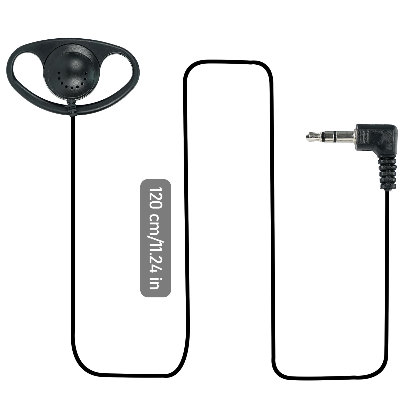 Retekess TT028 Auricolare con gancio auricolare a forma di D da 3,5 mm, per ricevitore del sistema di guida turistica