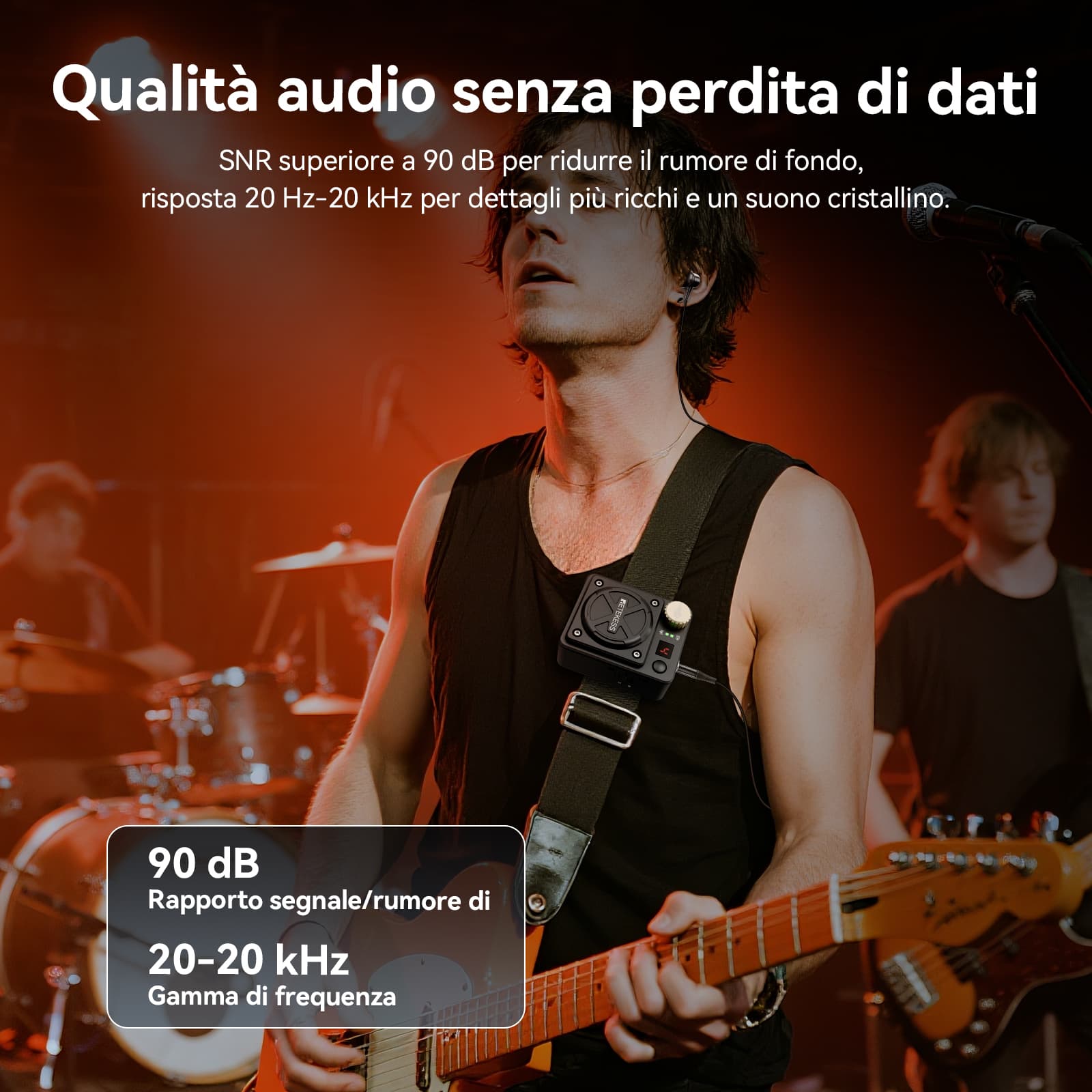 Retekess TA101 Supporta il Sistema di Monitoraggio Wireless In-ear Mono e Stereo