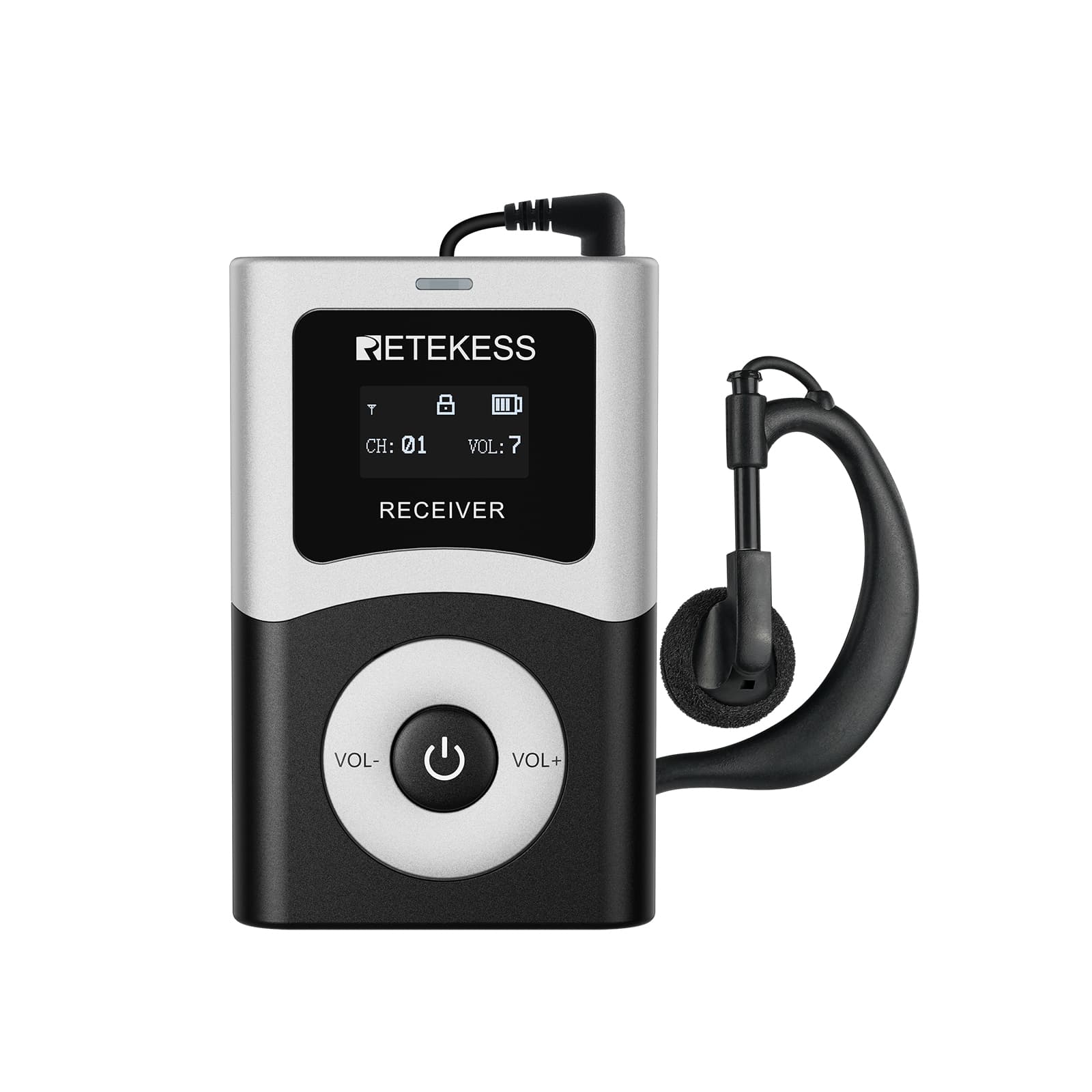 T131U Ricevitore Wireless per Guida Turistica con Cancellazione del Rumore per Guide Turistiche, Chiese