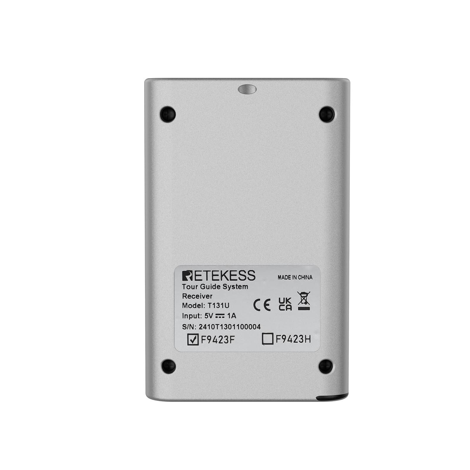 T131U Ricevitore Wireless per Guida Turistica con Cancellazione del Rumore per Guide Turistiche, Chiese