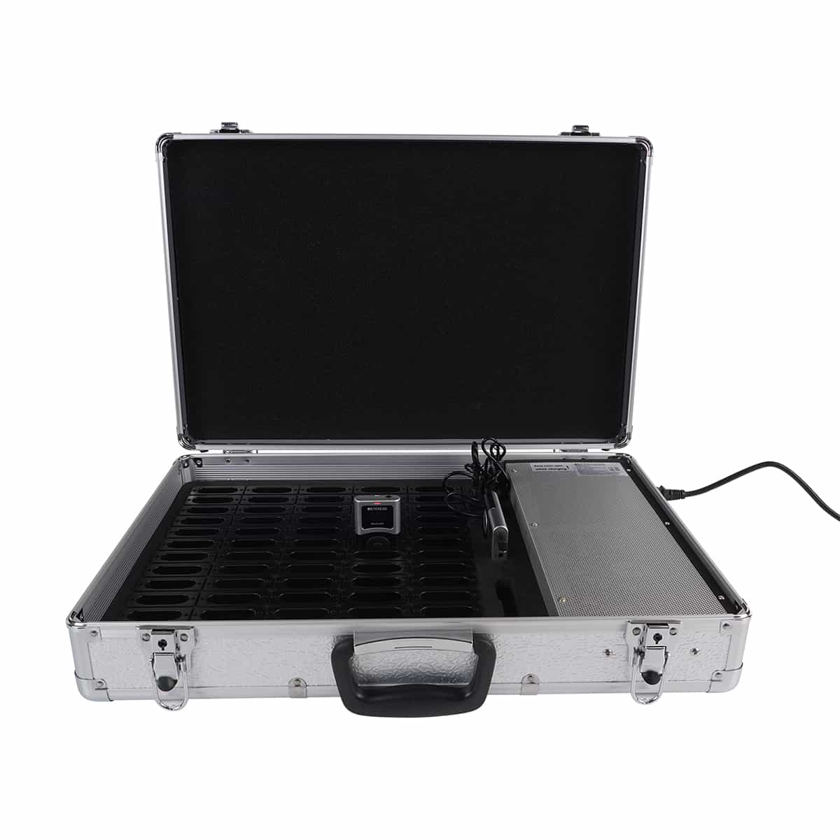 TT033A Custodia di Ricarica a 60 Slot per i Sistemi di Guida Turistica T130U e T131U con Cancellazione del Rumore