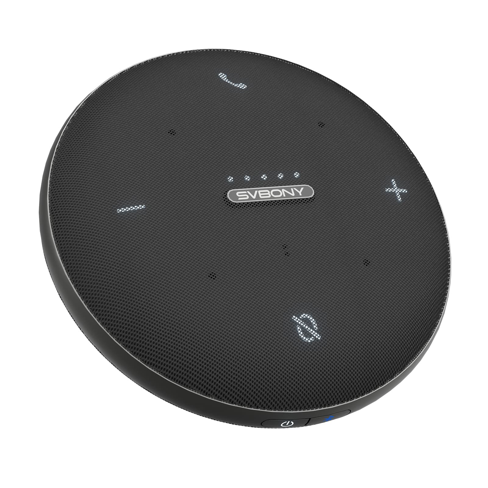 Microfono per Conferenze Omni2 360° Full-Duplex con Riduzione del Rumore IA