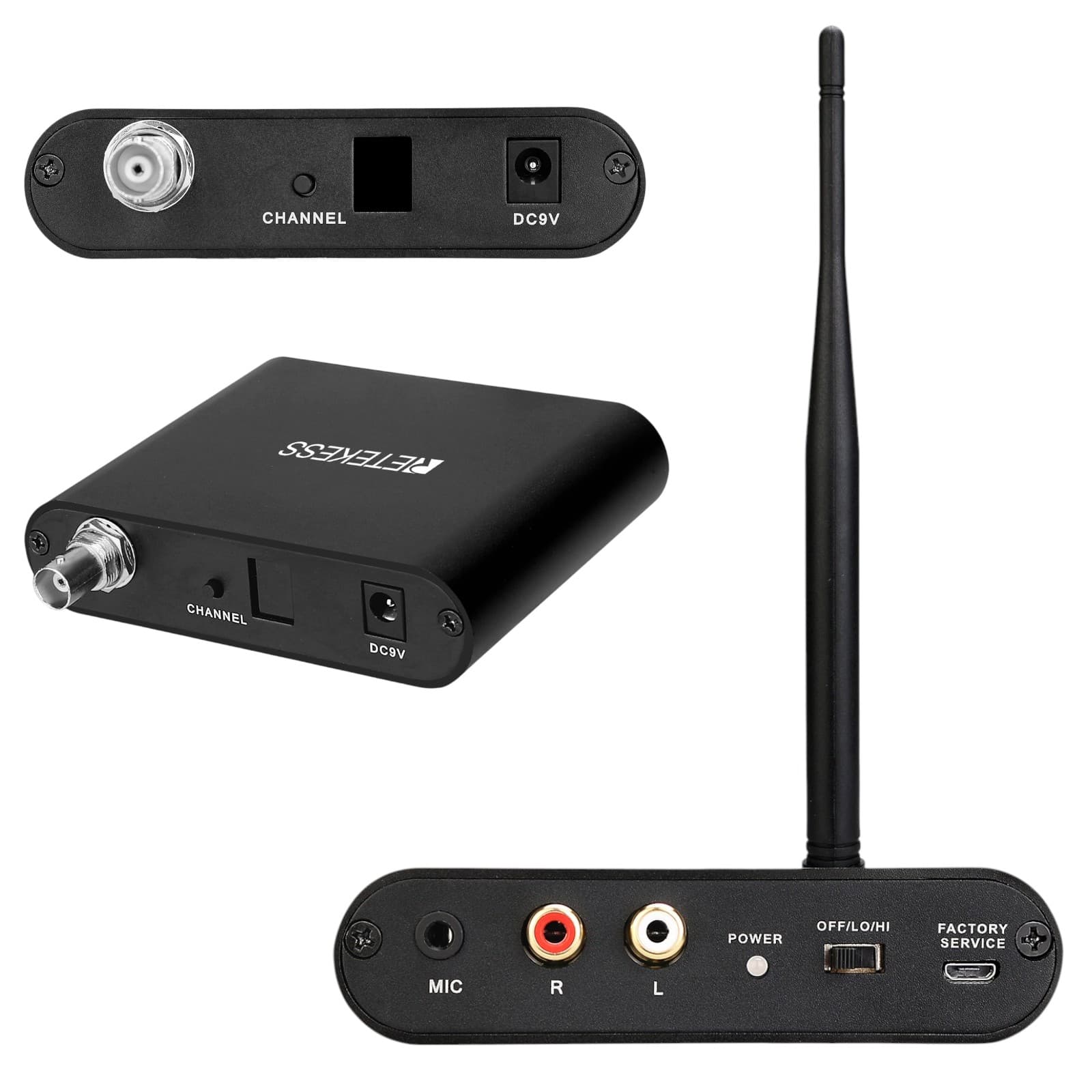 TA003 TA004 Sistema Silent Disco, Qualità Audio Hi-Fi Professionale, 3 Canali, Adatto per Meditazione, Feste, Corsi, Club, Bar e DJ